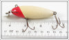 Creek Chub Red Slant Head White Baby Wiggler 202