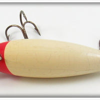 Creek Chub Red Slant Head White Baby Wiggler 202