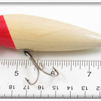 Creek Chub Red Slant Head White Wiggler 102