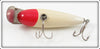 Creek Chub Red Slant Head White Wiggler 102