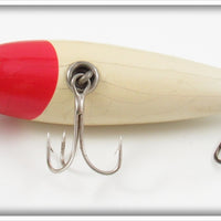 Creek Chub Red Slant Head White Wiggler 102