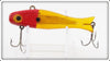 Sportsman Lure Co Transparent Yellow Red Head Pike Troller