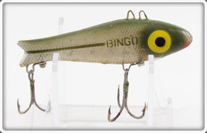 Vintage Doug English Silver Scale & Green Bingo Lure