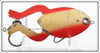 Vintage Heddon Red & White Spoon-y Frog Lure 3202