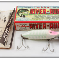 Heddon Spook Ray Chartreuse & White River Runt Lure In Box 9400 SR XCW