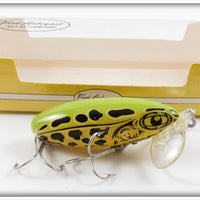 Arbogast Seein's Believin' Clear Plastic Lip Natural Frog Jitterbug