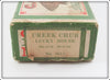 Creek Chub Black Mouse Lucky Mouse Empty End Label Box 3613