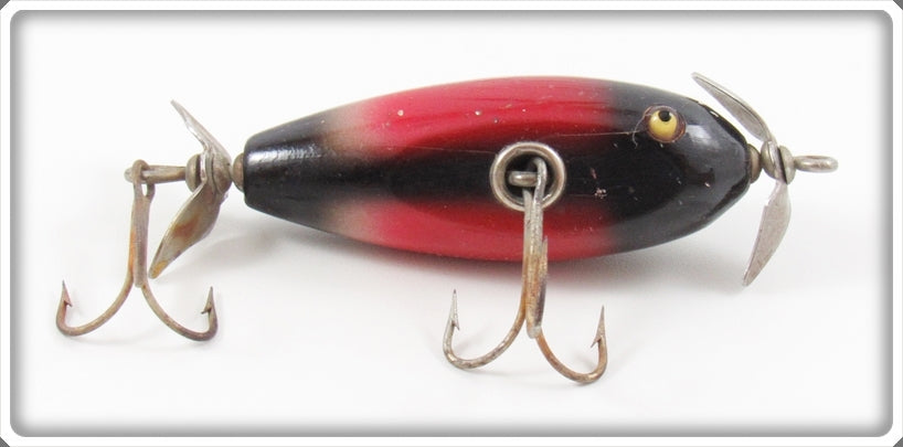 Vintage Creek Chub Redwing Blackbird Baby Injured Minnow Lure 1624