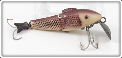 Vintage Simmons Bait Co Brown Scale Shadrach Lure