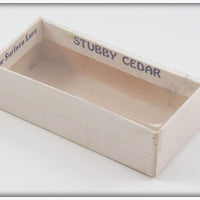 Stubby Cedar Solid Black Stubby Cedar Bait In Box