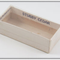 Stubby Cedar Solid Black Stubby Cedar Bait In Box