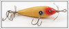 Vintage Heddon White & Red 100 Dowagiac Minnow Lure