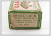 Vintage Creek Chub Perch Scale Dive Bomber Empty Lure Box 6601