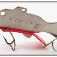Vintage Creek Chub Silver Wiggle Jig Lure 
