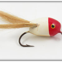 Vintage Creek Chub Red Head White Fly Rod Dingbat Lure