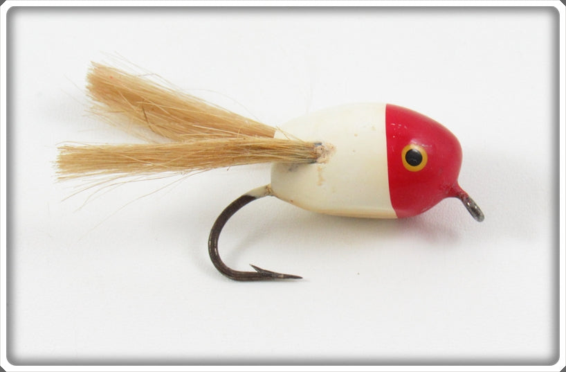 dingbat fishing lure Vintage Creek Chub Red Head White Fly Rod Dingbat Lure For Sale