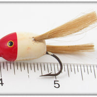 Creek Chub Red Head White Fly Rod Dingbat