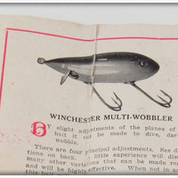 Winchester Green And Gold Back Multi Wobbler In Box With Paper Insert