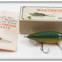 Winchester Green And Gold Back Multi Wobbler In Box With Paper Insert