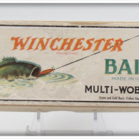 Winchester Green And Gold Back Multi Wobbler In Box With Paper Insert