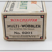 Winchester Green And Gold Back Multi Wobbler In Box With Paper Insert