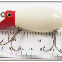 Creek Chub Red Head White Dive Bomber Kreeker 6602