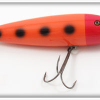 Dale Roberts Repainted Creek Chub Orange Spotted Husky Musky Lure