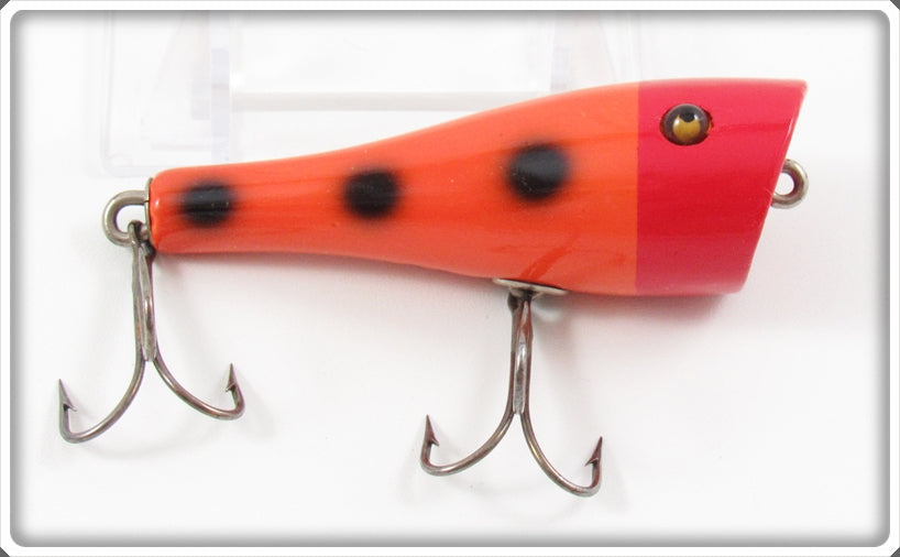 Dale Roberts Repainted Creek Chub Orange Spotted Plunker Lure