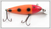 Dale Roberts Repainted Creek Chub Orange Spotted Wiggler Lure 