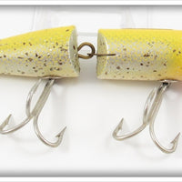 Vintage Creek Chub Yellow Flash Jointed Husky Pikie Lure 3037