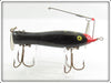 Vintage Ed Latiano Black Dowagiac Spook Type Lure