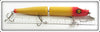 Vintage Ed Latiano Red Head Giant Jointed Pikie Lure
