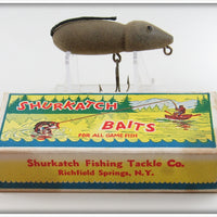 Shurkatch Fishing Tackle Co Grey Flocked Mouse Lure In Box