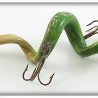 R.L. Clewell Green & Yellow Snakerbait In Box