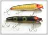 Vintage Ed Latiano Perch & Frog Vamp Pair 