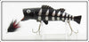 Buckeye Bait Black With Silver Ribs Bug N Bass ~