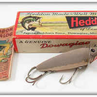 Vintage Heddon Grey Mouse 210 Surface Lure In Box