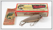 Vintage Heddon Grey Mouse 210 Surface Lure In Box