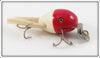 Vintage Creek Chub Red Head White Baby Dingbat Lure