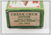 Creek Chub Red Head Dinger In End Label Box 5602