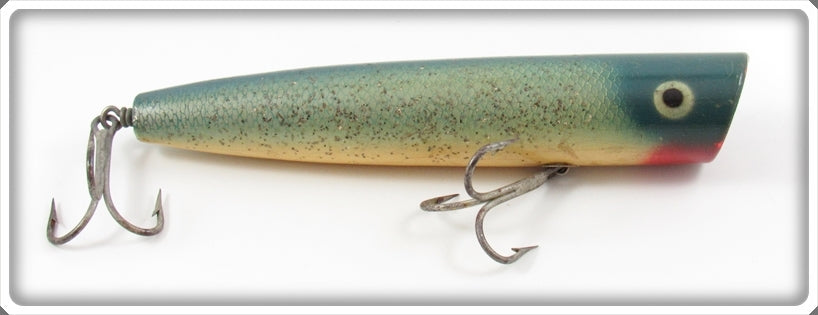 Vintage Creek Chub Blue Flash Surf Popper Lure 7534