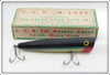 Vintage Creek Chub Purple Eel Surf Popper Lure In Box 7535