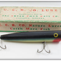 Vintage Creek Chub Purple Eel Surf Popper Lure In Box 7535