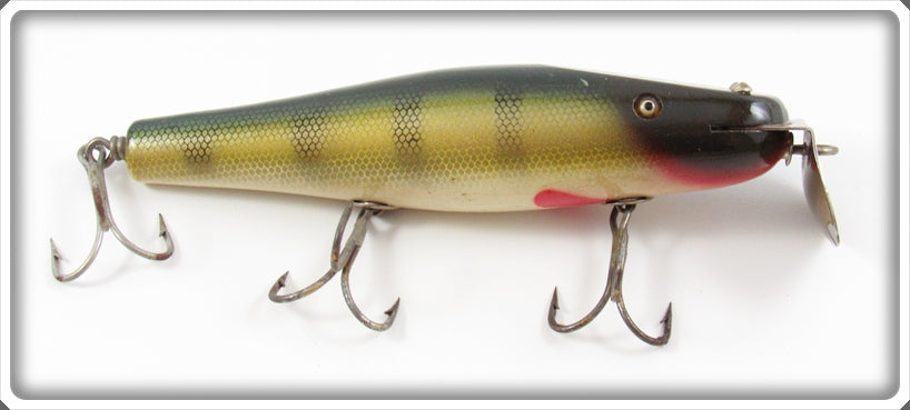 Vintage Creek Chub Perch Scale Husky Surfster Lure 7301