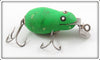 Vintage Creek Chub Fluorescent Green Tiny Tim Lure 6100 FG 6122