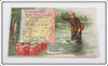 Antique Arbuckles' Ariosa Coffee Fishing Themed Advertising Card