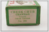 Vintage Creek Chub Crab Finish Crawdad Empty Lure Box 300