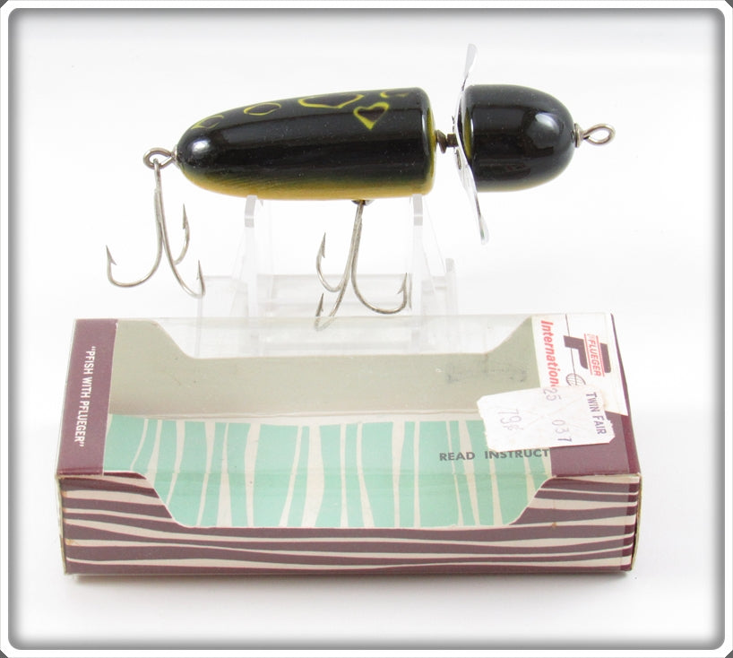 Vintage Pflueger Frog Spot Globe Lure In Box 3745