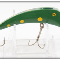 R-K Tackle Co Green & Yellow Hollowhead In Box