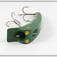 R-K Tackle Co Green & Yellow Hollowhead In Box